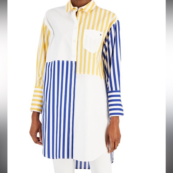 Tommy Hilfiger Tops - Tommy Hilfiger patchwork tunic L/XL